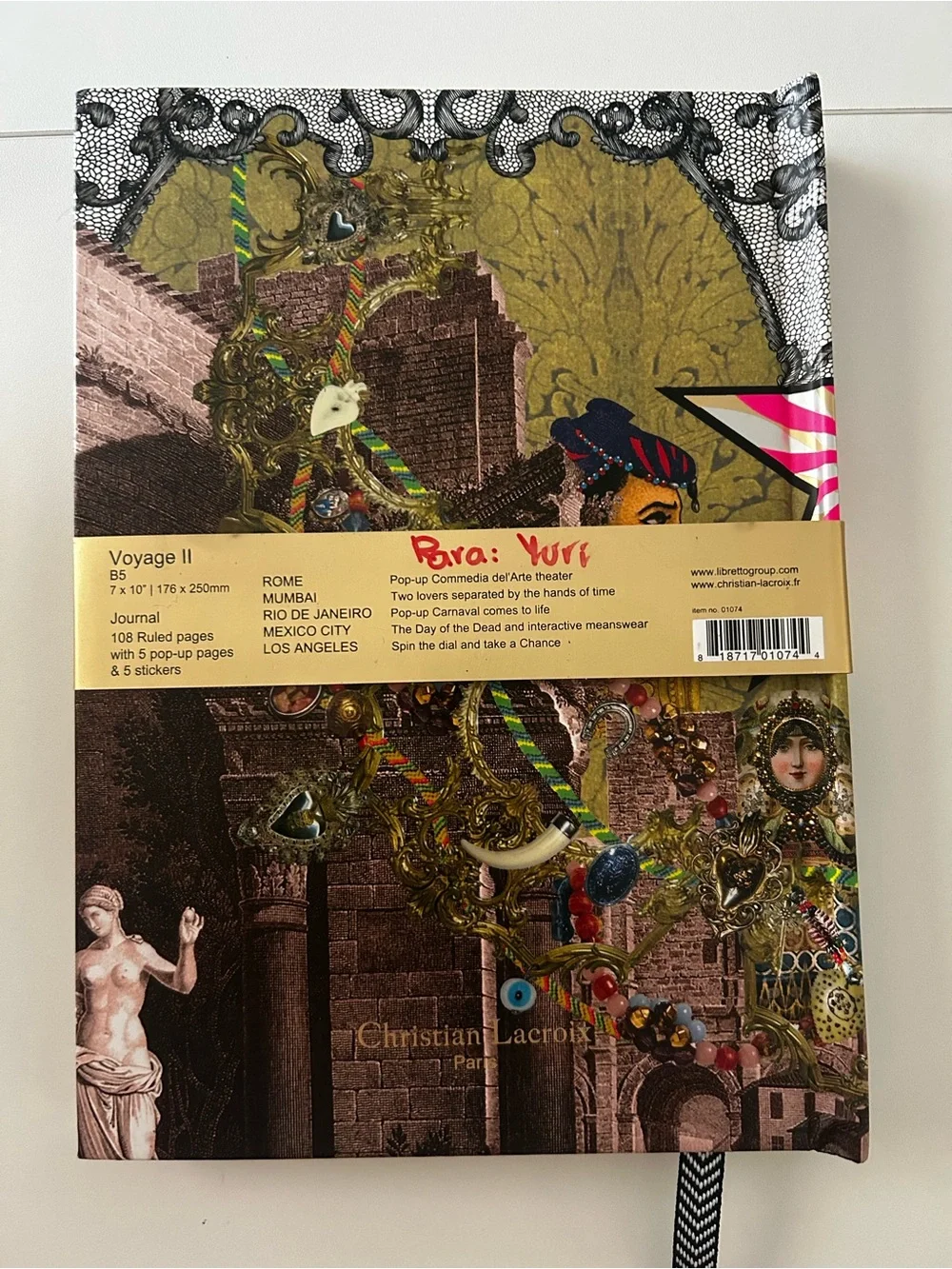 Christian Lacroix voyage II Travel journal